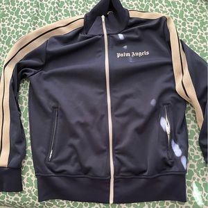 AUTHENTIC MENS NAVY BLUE TRACK SUIT JACKET SIZE LARGE